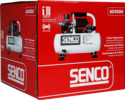 KOMPRESSOR AC4504 LOW NOISE OLJEFRI 8 BAR 4 L 45 L/MIN