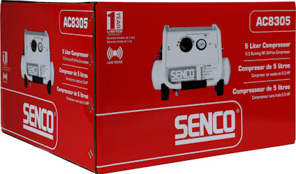 KOMPRESSOR AC8305 LOW NOISE OLJEFRI 9 BAR 5L 83L/MIN