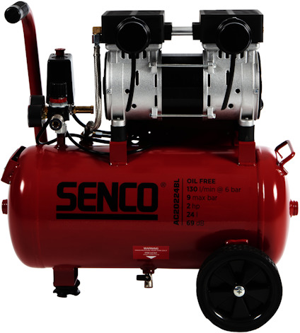 KOMPRESSOR AC20224BL SEMIPRO OLJEFRI 9 BAR 24L 202L/MIN