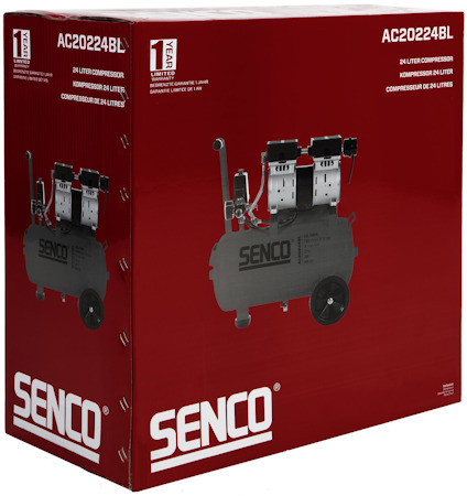 KOMPRESSOR AC20224BL SEMIPRO OLJEFRI 9 BAR 24L 202L/MIN