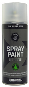 SPRAYFÄRG SPRAY MASTER ELITE SVART MATT 400ML