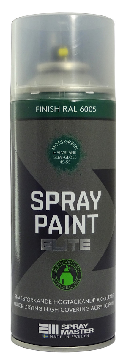 SPRAYFÄRG SPRAY MASTER ELITE GRÖN6005 BLANK 400ML
