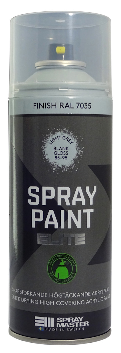 SPRAYFÄRG SPRAY MASTER ELITE GRÅ 7035 BLANK 400ML
