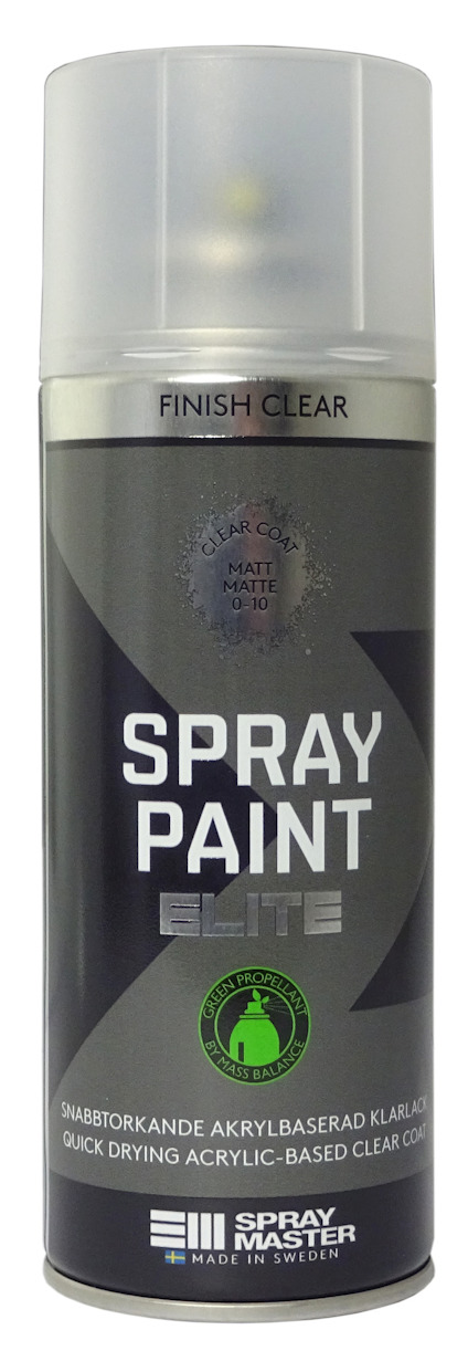 SPRAYFÄRG SPRAY MASTER ELITE KLARLACK MATT 400ML
