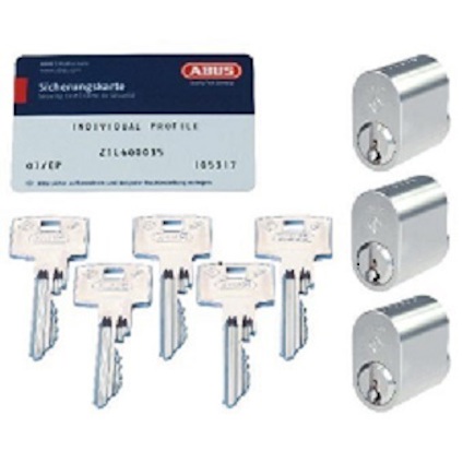 CYLINDER ABUS 3-PACK SSF3 ZOLIT