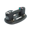 Elektrisk plattlyftare med två handtag och kontrollknappar på en svart basplatta märkt "GRABO".