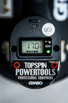 Digital skärm visar "170 kg" på en Grabo Topspin Powertools Professional Equipment.