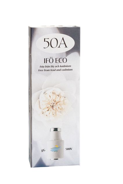 SÄKRING 50A DIAZED ECO 5ST VIT 500V