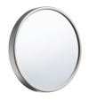 OUTLINE LITE SPEGEL SILVE 13CMX12 VÄGGMONT MED SUGPROPP