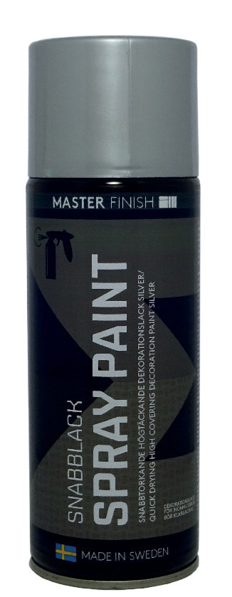 SPRAYFÄRG SNABBLACK - SPRAY MASTER