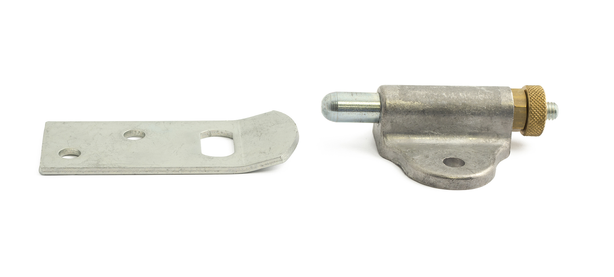 BOXLÅS 100 MED RAKT SLUTBLECK ALU - Habo