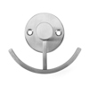 Metallkrok med leende form, satt mot en vit bakgrund.