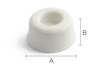 GUMMIBUFFERT 158 VIT Ø20X10 MM 5 ST