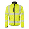 JACKA SOFTSHELL 7721 HI-VIS VARSELGUL/SVART XL