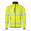 JACKA SOFTSHELL 7721 HI-VIS VARSELGUL/MARINBLÅ XXL