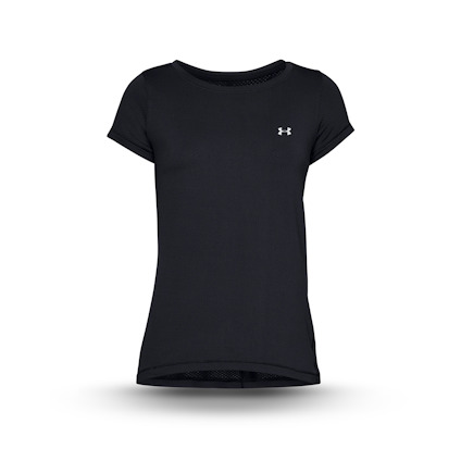 T-SHIRT TRÄNING W UNDER ARMOURSVART XS