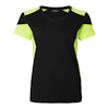 T-SHIRT 211 W TOP SWEDE SVART/VARSELGUL M