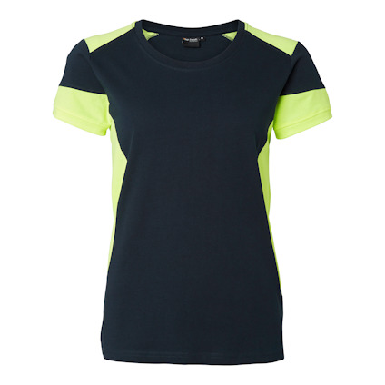 T-SHIRT 211 W TOP SWEDE MARINBLÅ/VARSELGUL M