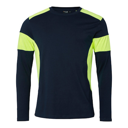 T-SHIRT 212 TOP SWEDE MARINBLÅ/VARSELGUL XL
