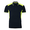 PIKÉ 213 TOP SWEDE MARINBLÅ/VARSELGUL 3XL