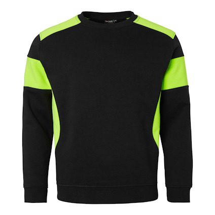 TRÖJA 221 TOP SWEDE SVART/VARSELGUL 4XL