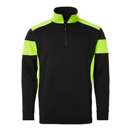 TRÖJA 222 TOP SWEDE SVART/VARSELGUL 4XL