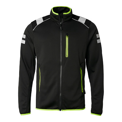 FLEECEJACKA 124 TOP SWEDE SVART S
