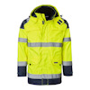 PARKAS 3I1 126 TOP SWEDE VARSELGUL/MARINBLÅ XL