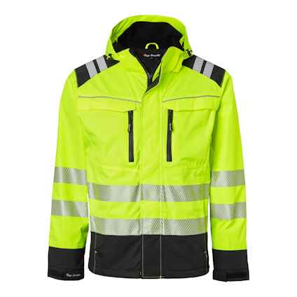 JACKA 130 HI-VIS TOP SWEDE VARSELGUL/SVART XS
