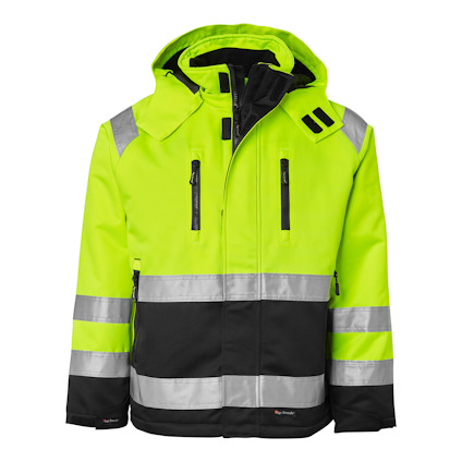 VINTERJACKA 131 HI-VIS VARSELGUL/SVART M