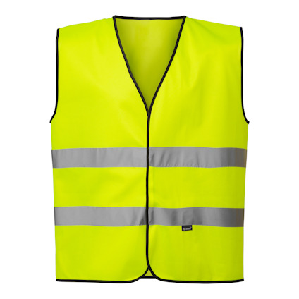 VARSELVÄST 134 HI-VIS VARSELGUL ONE SIZE