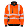 TRÖJA 1529 HI-VIS TOP SWEDE VARSELORANGE/MARINBLÅ M