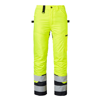 VINTERBYXA 165 HI-VIS VARSELGUL/MARINBLÅ 3XL