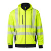 TRÖJA 1729 HI-VIS TOP SWEDE VARSELGUL/MARINBLÅ L