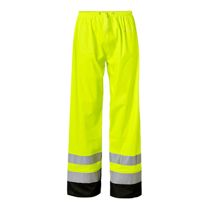 REGNBYXA 182 HI-VIS TOP SWEDE VARSELGUL/SVART M