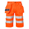 SHORTS 195 CRAFTSMEN HI-VIS TOP SWEDE VARSELORANGE C48