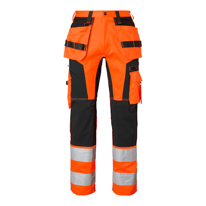 BYXA 236 CRAFTSMEN HI-VIS VARSELORANGE/SVART C44
