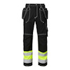 BYXA 2515 CRAFTSMEN HI-VIS SVART/VARSELGUL C154