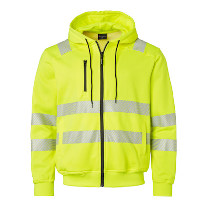 HOODIE 271 HI-VIS TOP SWEDE VARSELGUL M