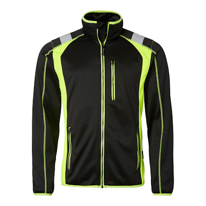 TRÖJA 275 HI-VIS SVART/VARSELGUL L