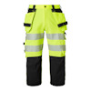 VARSELBYXA 314 CRAFTSMEN 3/4 VARSELGUL/SVART C58