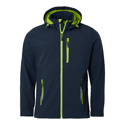 SOFTSHELLJACKA 351 TOP SWEDE MARINBLÅ XL