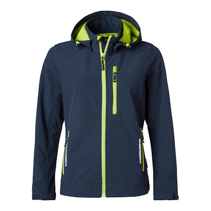 SOFTSHELLJACKA 352 W TOP SWEDEMARINBLÅ M