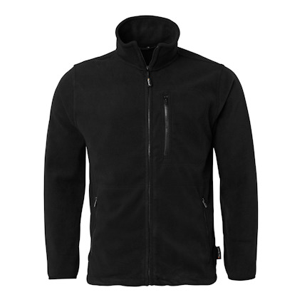 FLEECEJACKA 4642 TOP SWEDE SVART 3XL