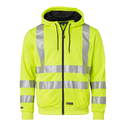 HOODIE 4429 HI-VIS TOP SWEDE VARSELGUL XL