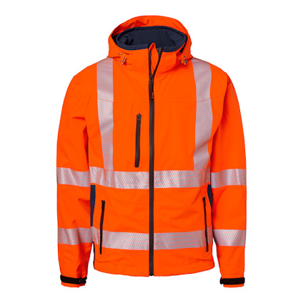 VARSELSKALJACKA 6718 HI-VIS TOP SWEDE VARSELORANGE S