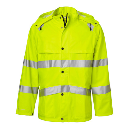 REGNJACKA 9394 HI-VIS TOP SWEDE VARSELGUL XS