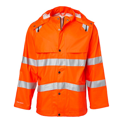 REGNJACKA 9394 HI-VIS TOP SWEDE VARSELORANGE 3XL