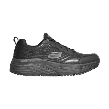 SKO MAX CUSHIONING ELITE RYTASSKECHERS SVART 45