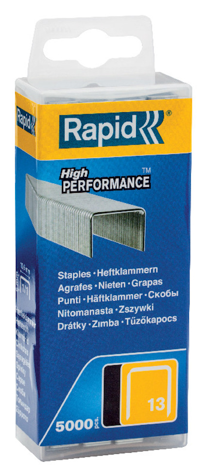 HÄFTKLAMMER 13/10MM 5MLE PP BOX